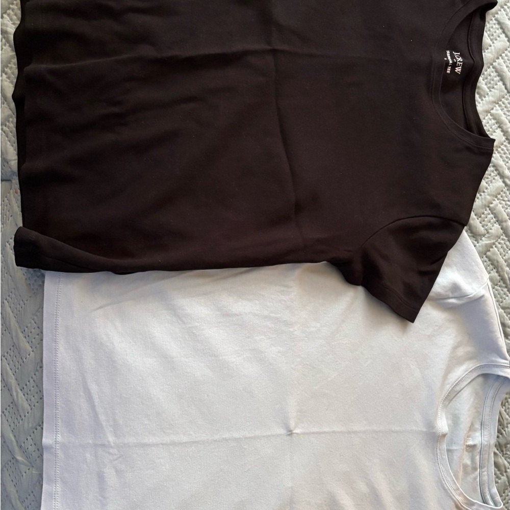 J. Crew Black and Light blue T-Shirt Set
